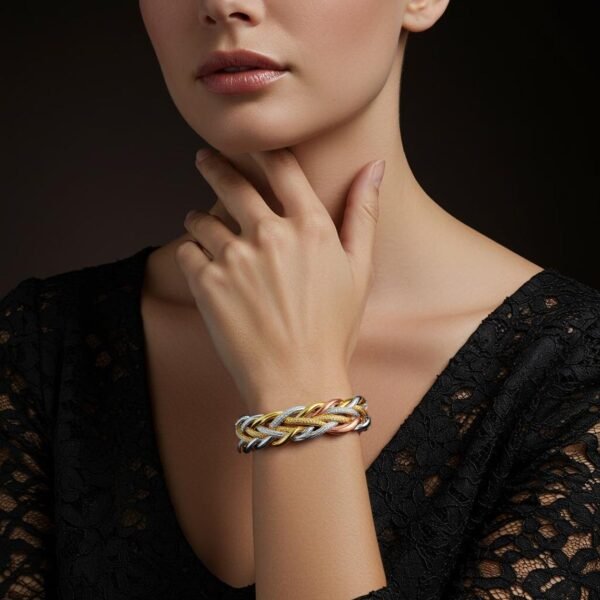braided-gold-luxury-bracelet